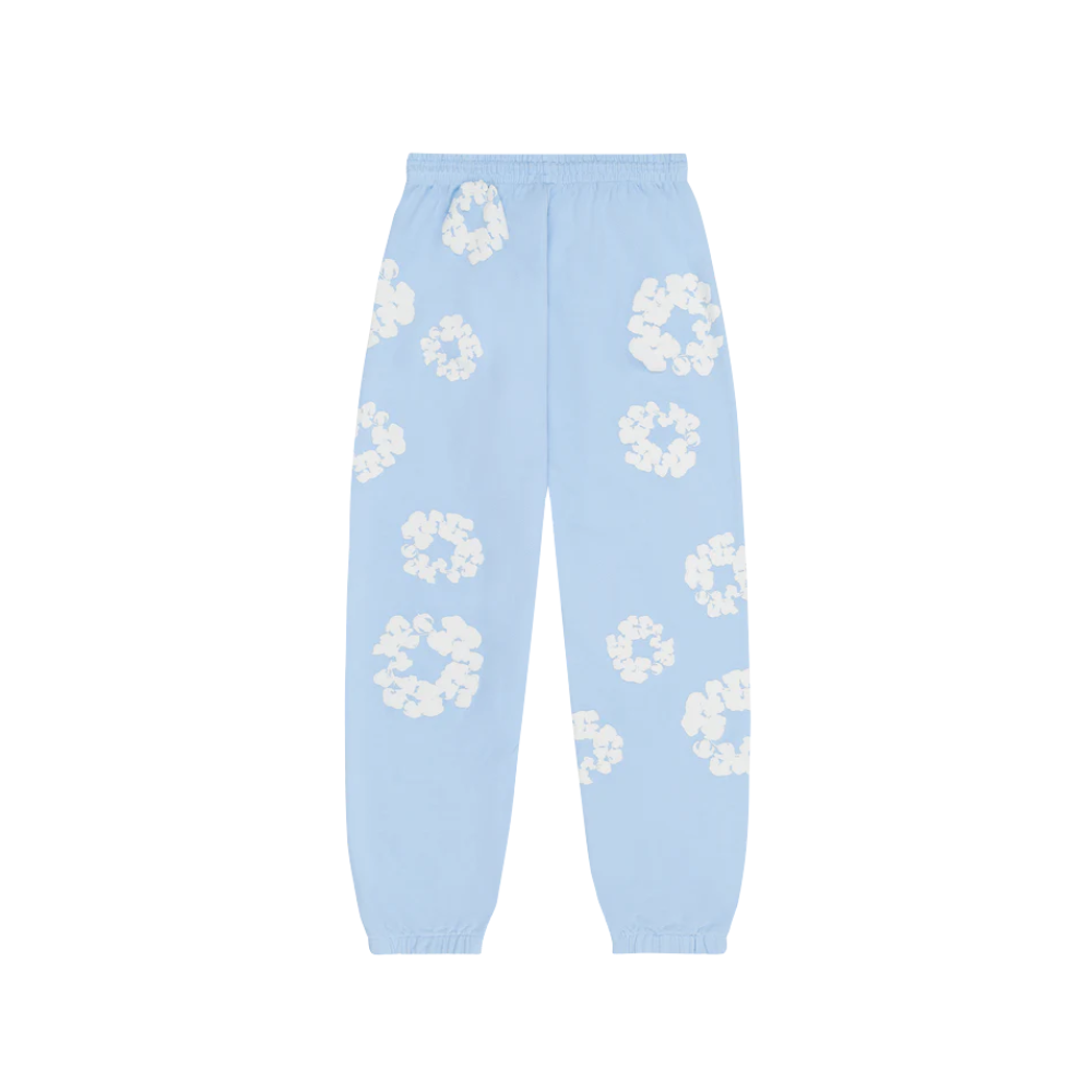 Denim Tears Cotton Wreath Sweatpants Powder Blue